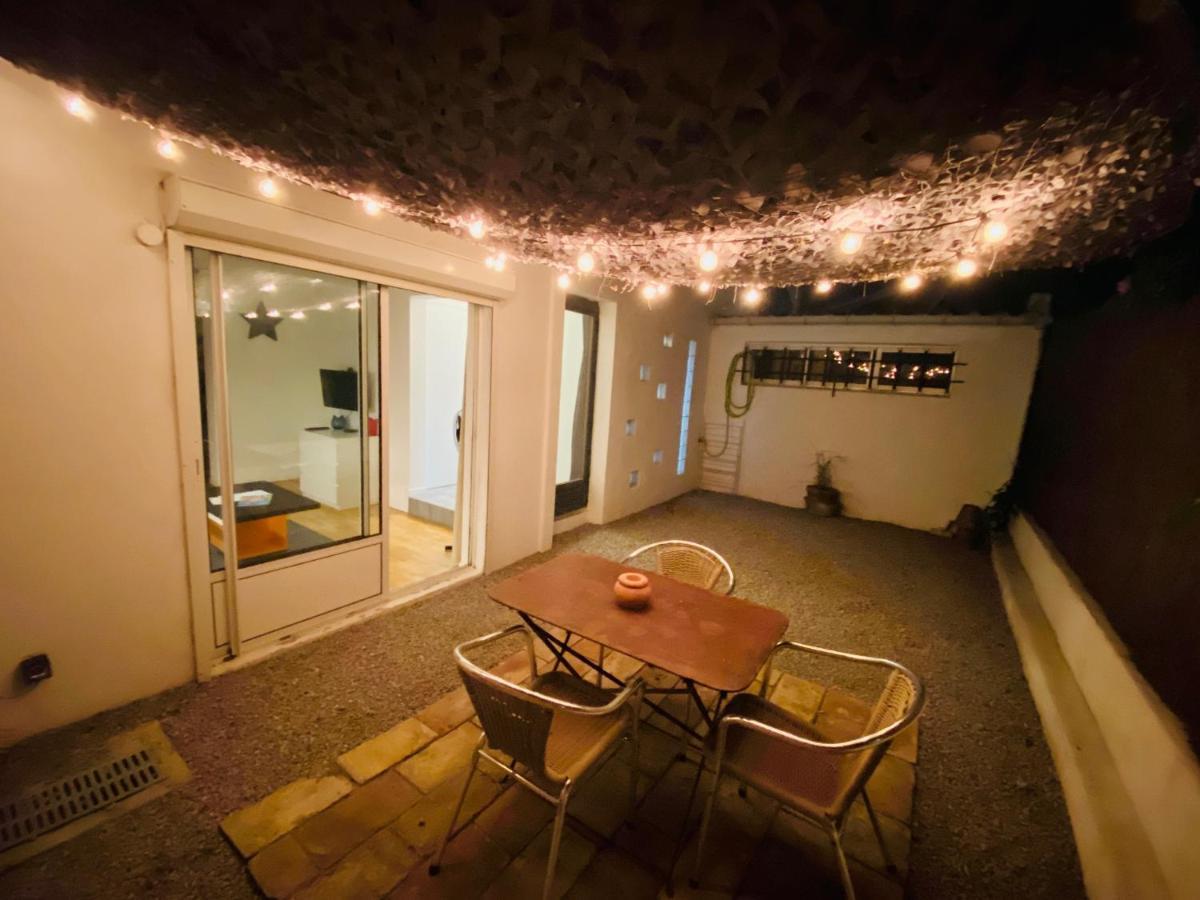 Grand Studio De 38M2 Et Cour Independante De 25M2 Dont Wifi Et Netflix Lägenhet Montpellier Exteriör bild